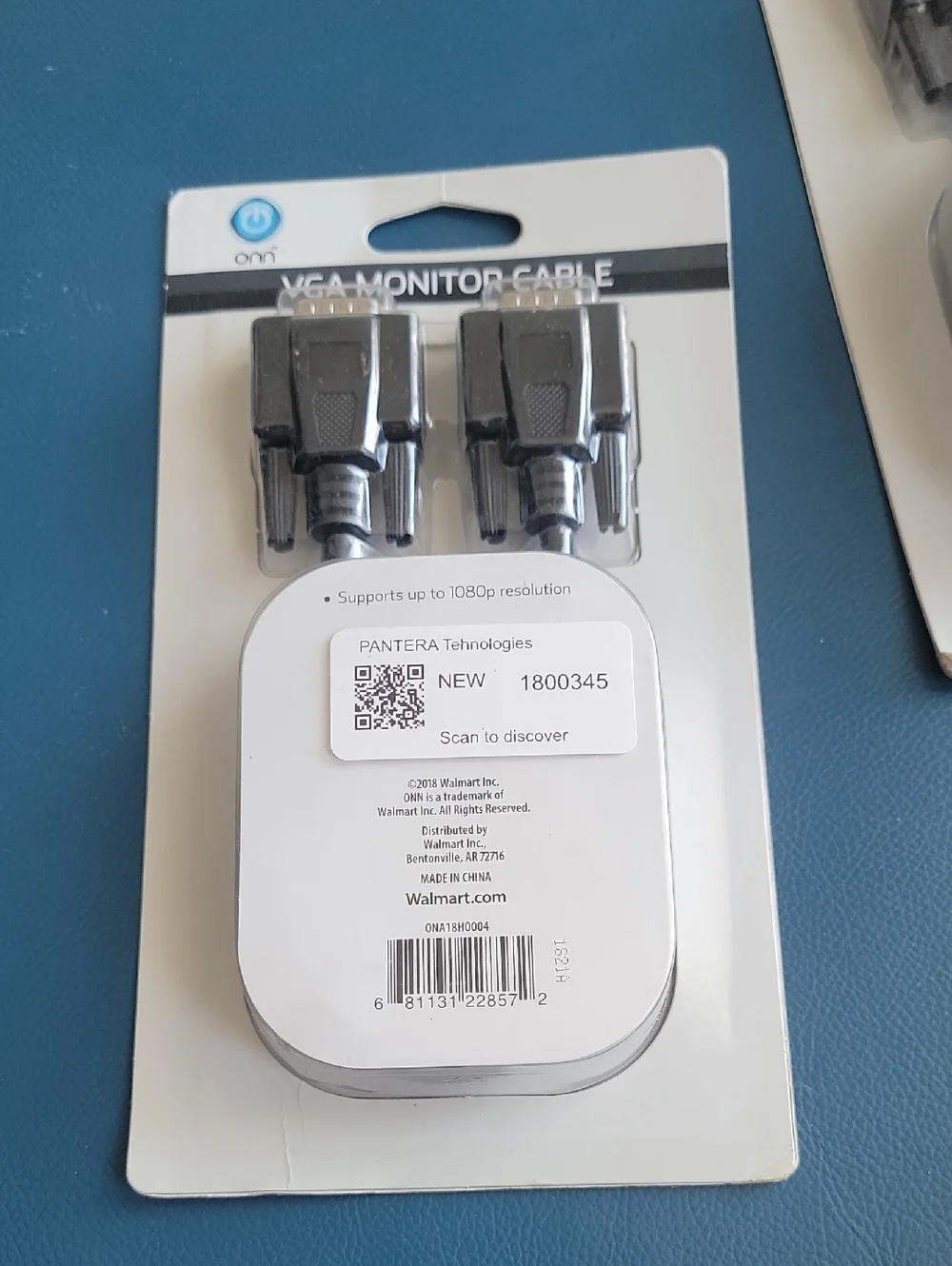 2 _ Pack On Running Black VGA Monitor Cable Pack